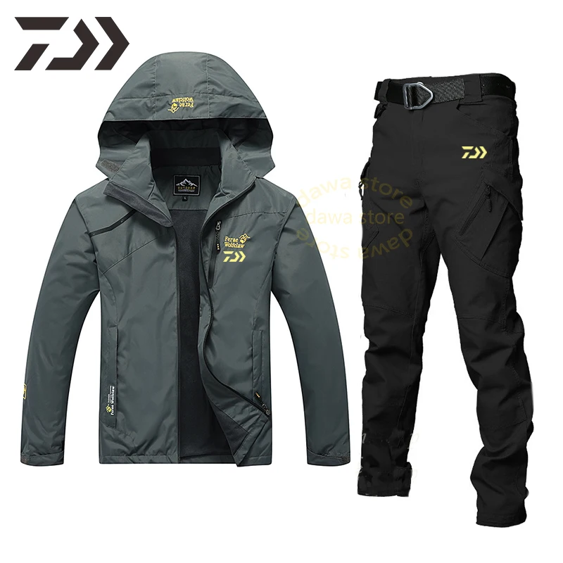 Рыболовный костюм Daiwa водонепроницаемая одежда для рыбалки дышащая мужские
