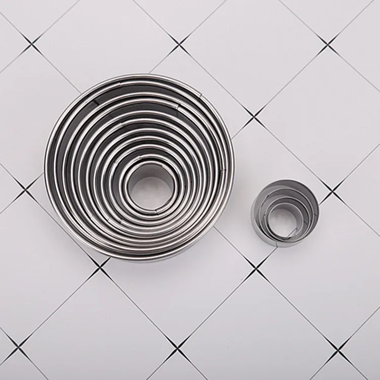 Форма для сахарных лепестков из нержавеющей стали 3 5 см 2 1 7 Круглый резак глины