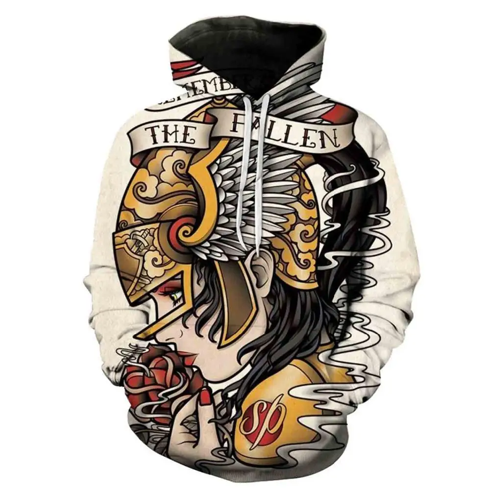 Sudadera Harajuku Con Estampado 3D Del Diablo De Japón 2020Para Hombre Capucha estilo Hip Hop Primavera Yo | Мужская одежда