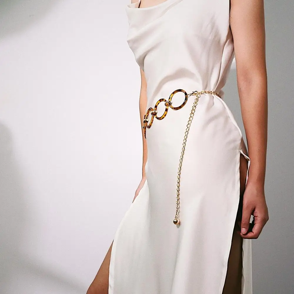 Леопардовый принт цепочки для тела модные ювелирные аксессуары женщин