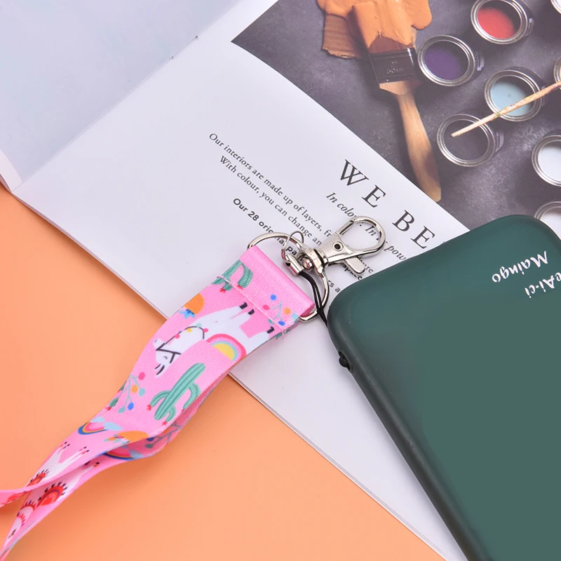 Милый брелок для ключей в виде белки на шею с ремешком визиток удостоверения