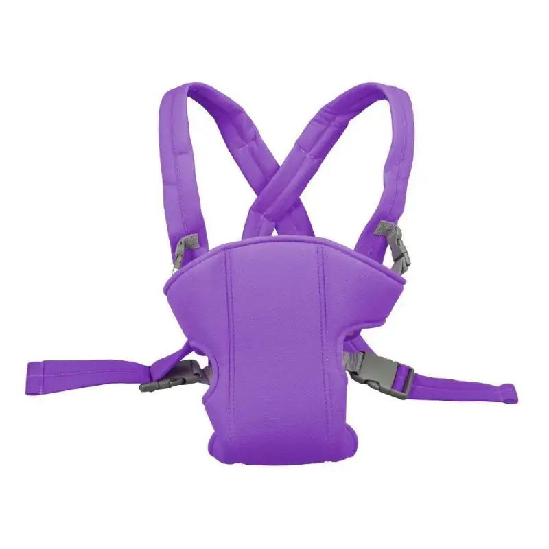 Фиолетовый Portable Ergonomic Baby Carrier Backpack Sling Wrap Cotton Toddler Infant Newborn Supply Front Back Type Adjustable Safety Strap - Цвет: Фиолетовый