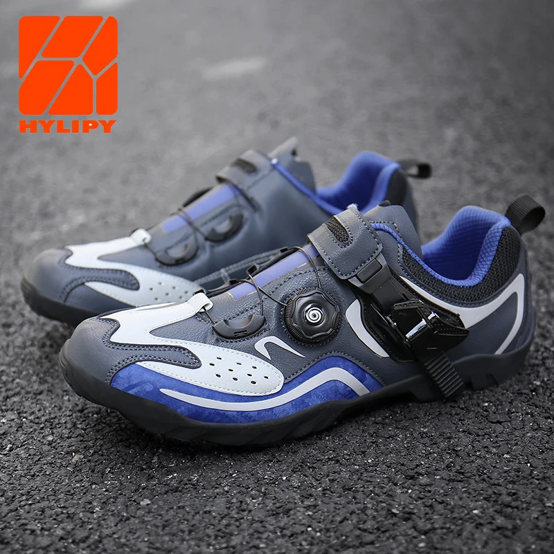 

Men Cycling Shoes Size 37-48 Sneaker Leisure Mountain Bike Rubber Self-locking Bicycle Non-slip Breathable Comfortable Man Shoe
