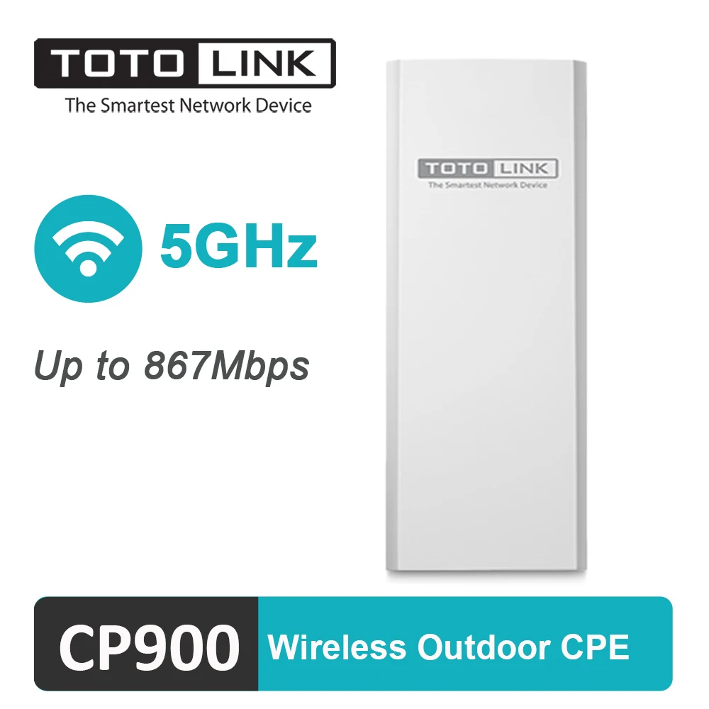 Беспроводная уличная антенна TOTOLINK CPE CP900 5 ГГц 900 Мбит/с 12 дБи 15 км Wi Fi мост