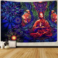 simsant trippy tapisserie chakra yoga meditation bunte mandala wand h%c3%a4ngen wandteppiche f%c3%bcr wohnzimmer schlafzimmer wohnkultur