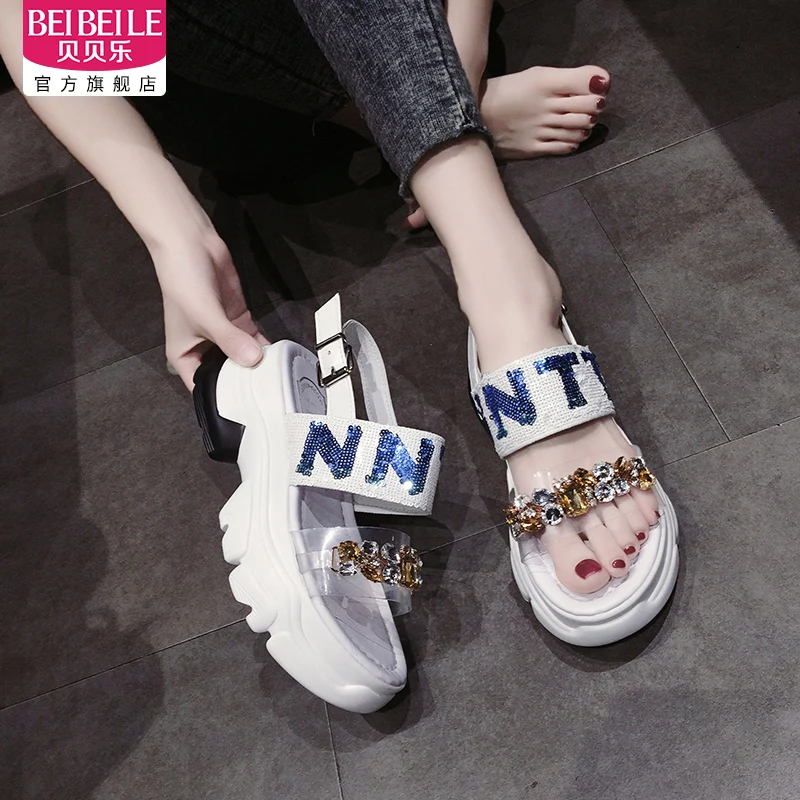 

Women Barefoot Sports Sandals Ladies Brand Summer Running Shoes Girls Sneakers Height Increased Platform Beach Sport Shoes Women