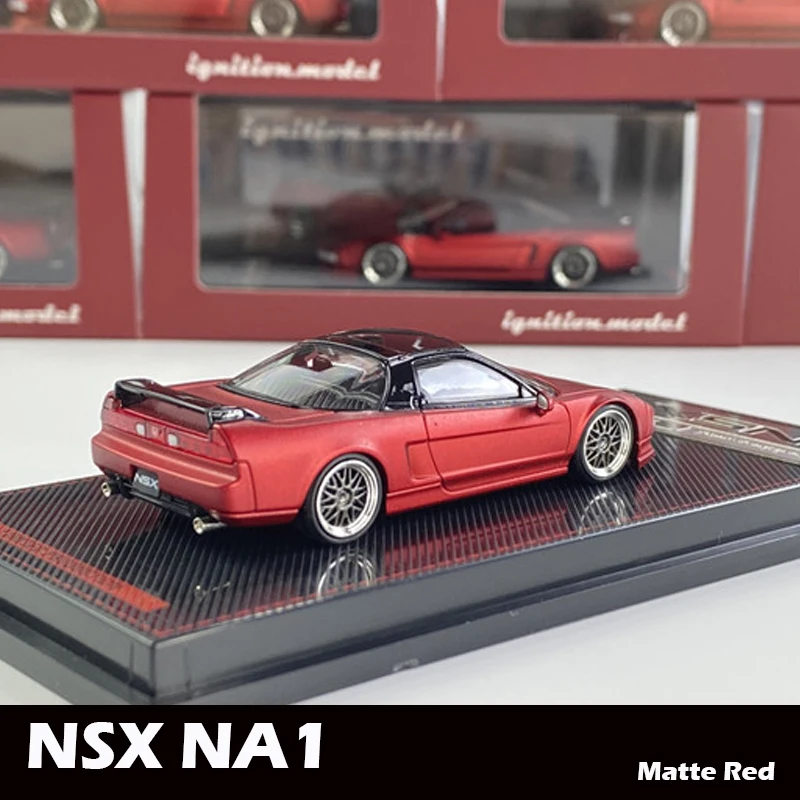 IG 1/64 Honda NSX NA1 модель автомобиля из сплава литой металлический дисплей