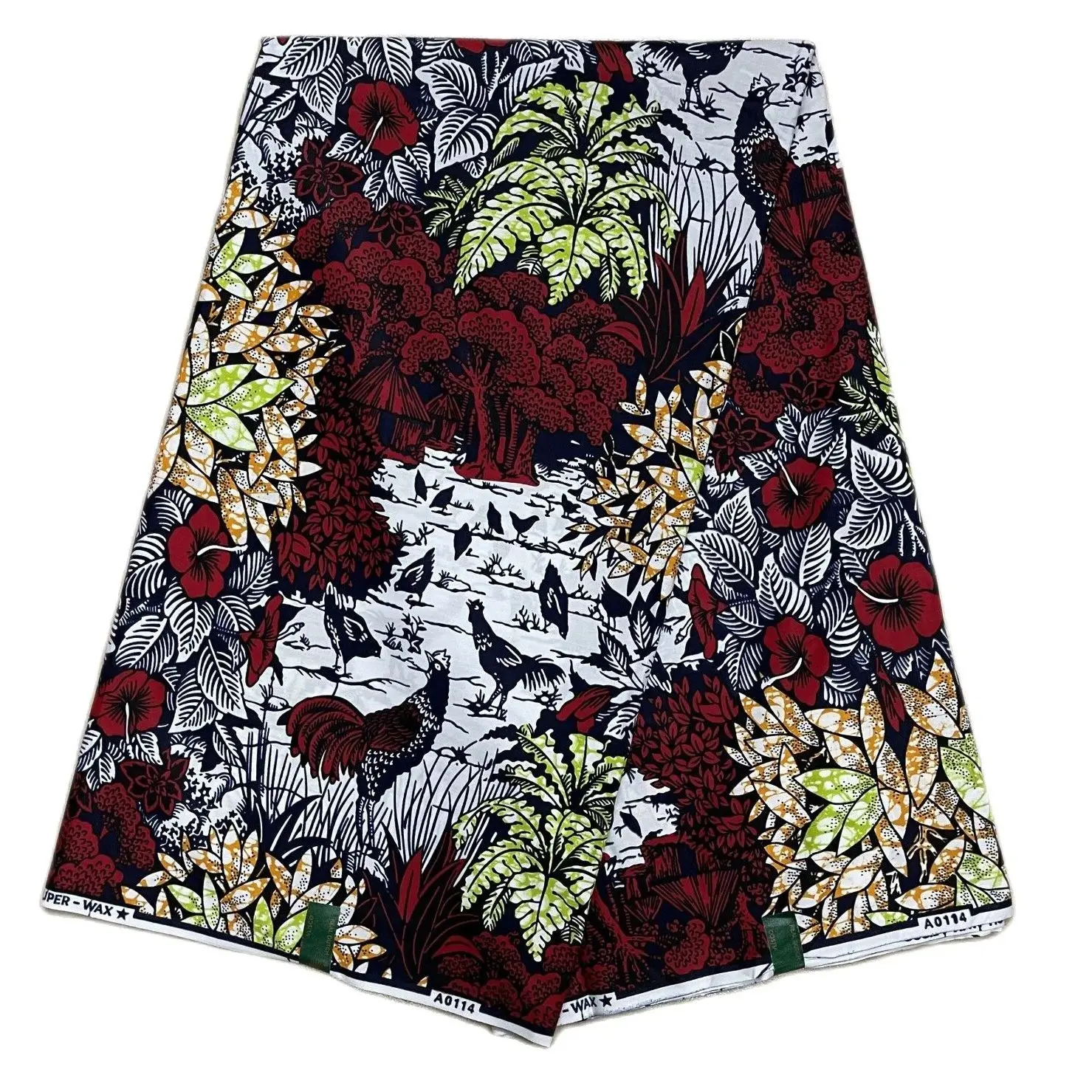 Ткань из мягкого хлопка с Африканским воском принты 2021 Гана Анкара воск супер