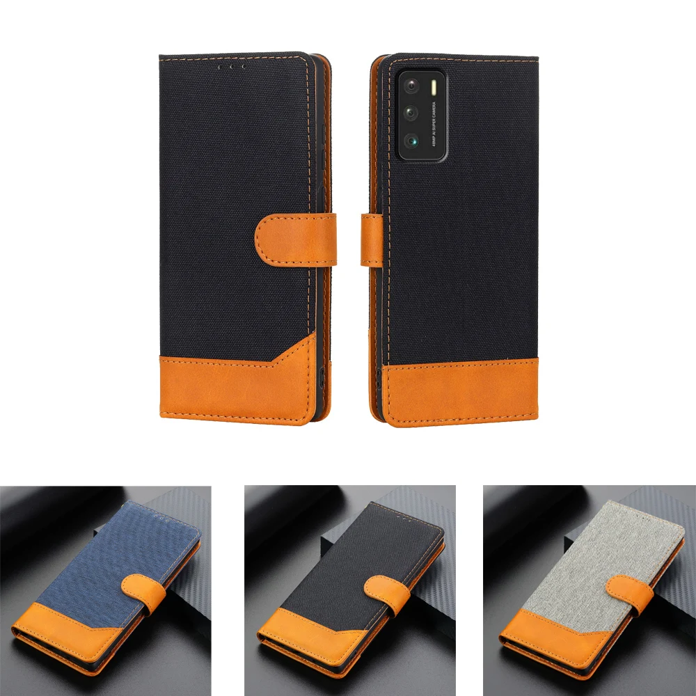 

New Cloth Grain Leather Case For Poco M3 Cover Flip Wallet Phone Book On Xiaomi PoKo M3 M2010J19CT Case Magnetic Card Hoesje Bag