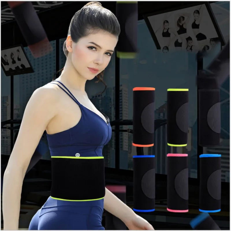 Фитнес упражнения поддержка талии защита от давления живот регулируемый пояс