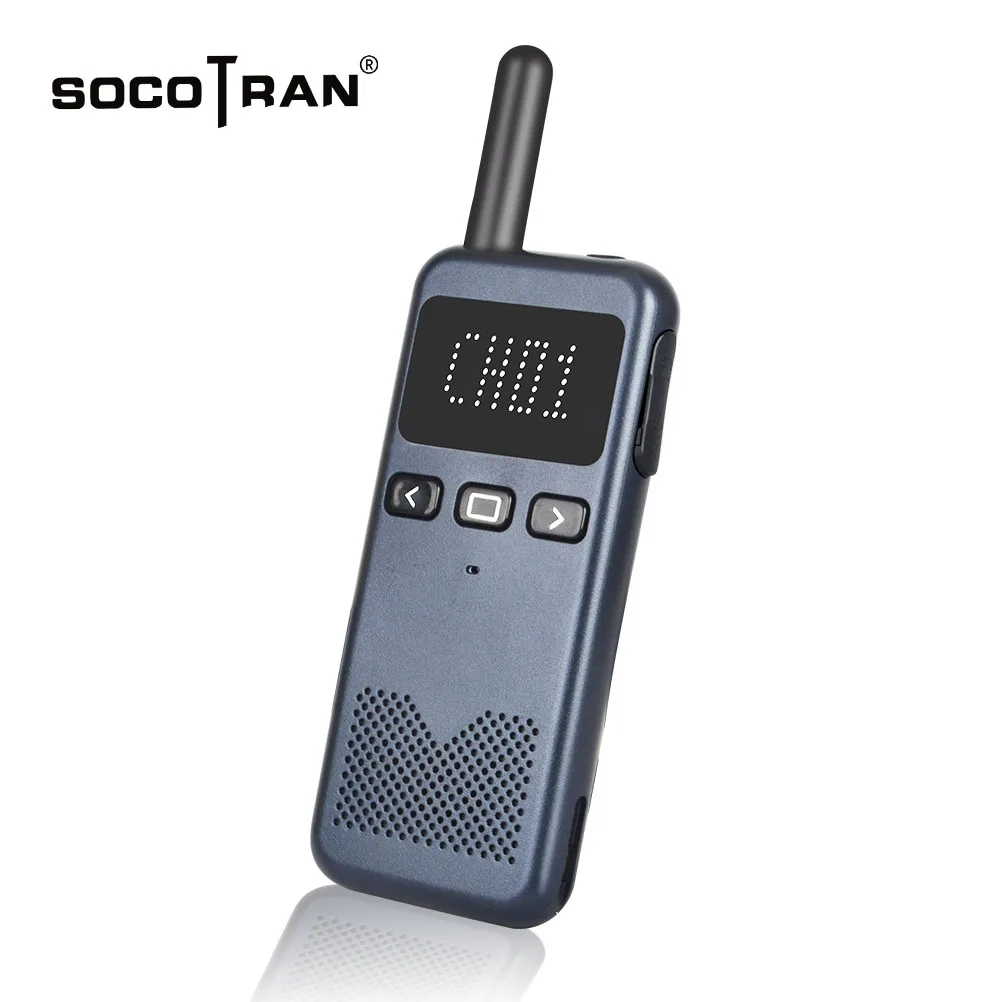 Socotran Высокая мощность рации тонкий домофон Открытый Ручной мини рации экран дисплей двухстороннее радио 2 шт