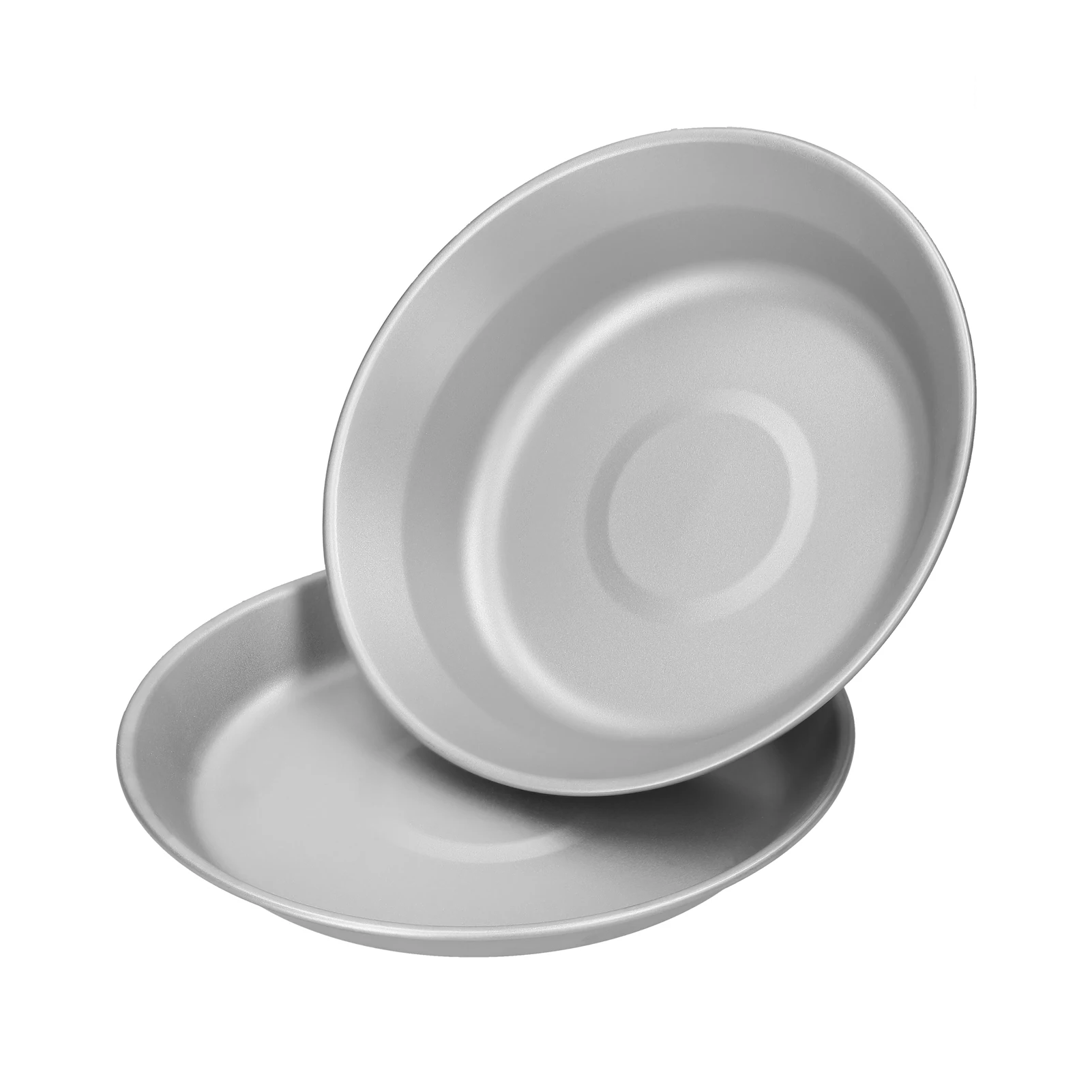 Титановые блюда для кемпинга металлические блюдца тарелки уличная посуда