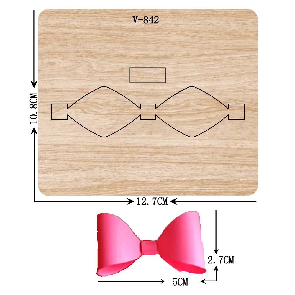 

DIY New BOW wooden dies cutting dies for scrapbooking /Multiple sizes /V-842