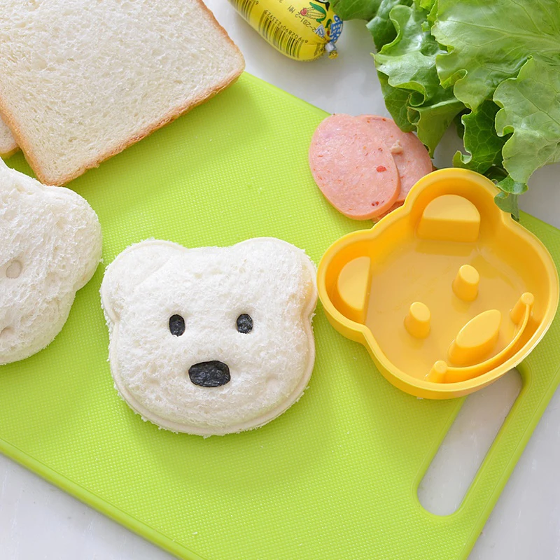 

Little Bear Shape Sandwich Mold DIY Mold Cutter High Quality Sandwich Mould Bread Biscuits Embossed Device Cake Mold Maker tools