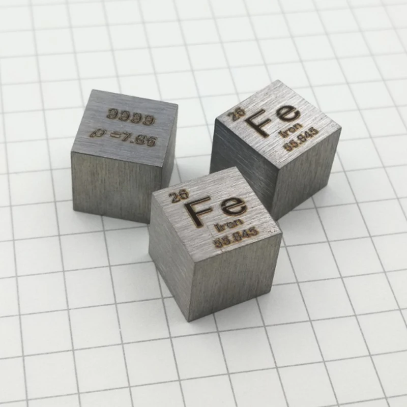

1 шт. высокочистый 4N железный металлический феррум, куб периодического фенотипа 10 мм, 99.99% Fe куб, хобби-дисплей, коллекция