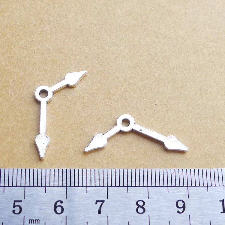 

Supplies For Jewelry Making 20pcs 14x26mm Antique Silver Color Hour Hand Charms