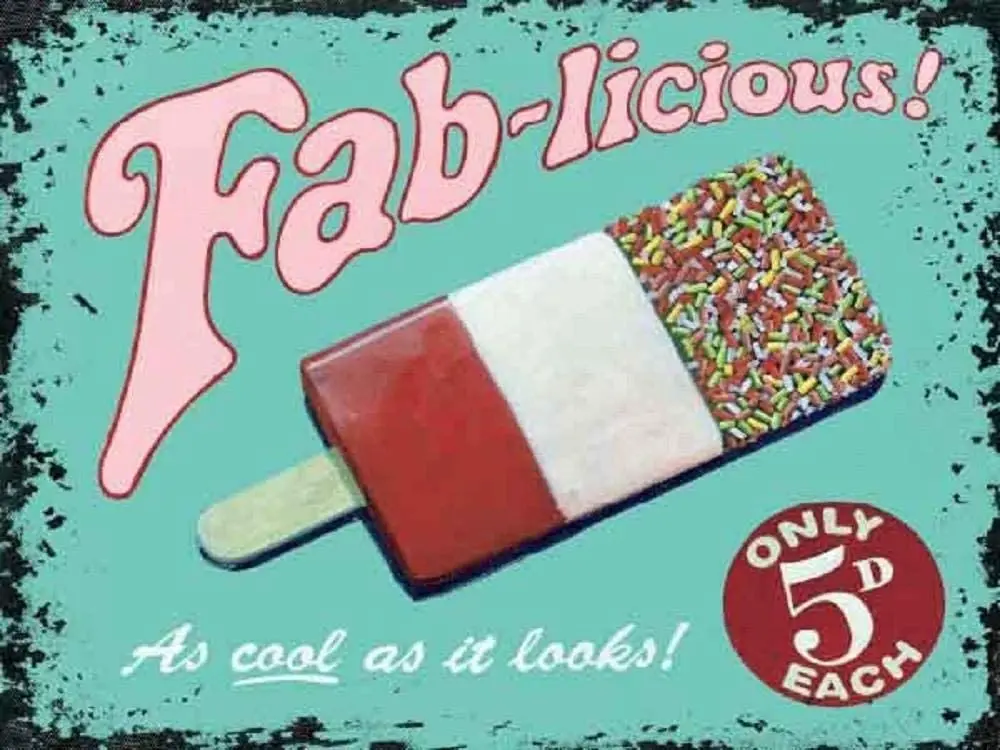 

Fab-licious Small Steel Sign 20x 30cm