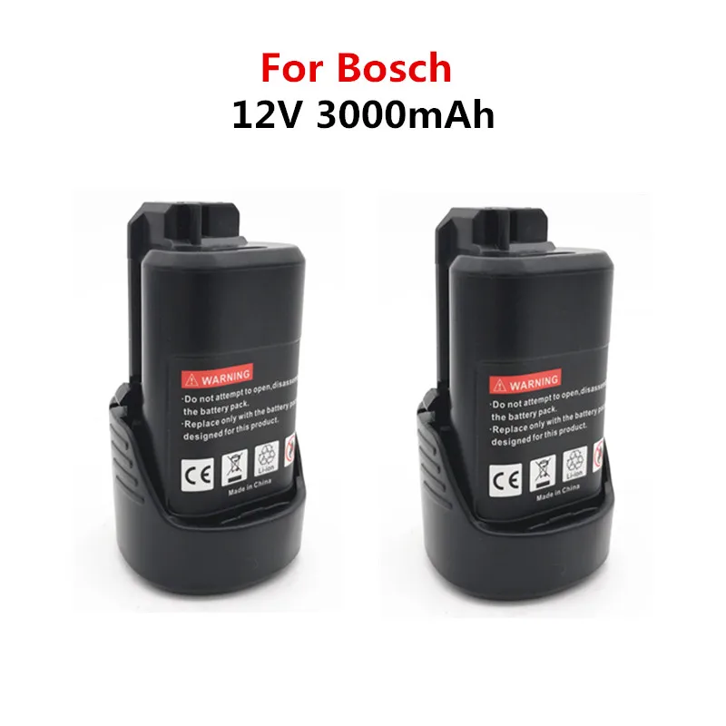 

Аккумулятор для дрели Bosch BAT411, литий-ионная батарея 10,8 В, 3000 мАч, 607, 013, 2, 336, 607, 014, 2, 336, 607, 336, 333, 12 В, Ач, 1/2/5 шт.