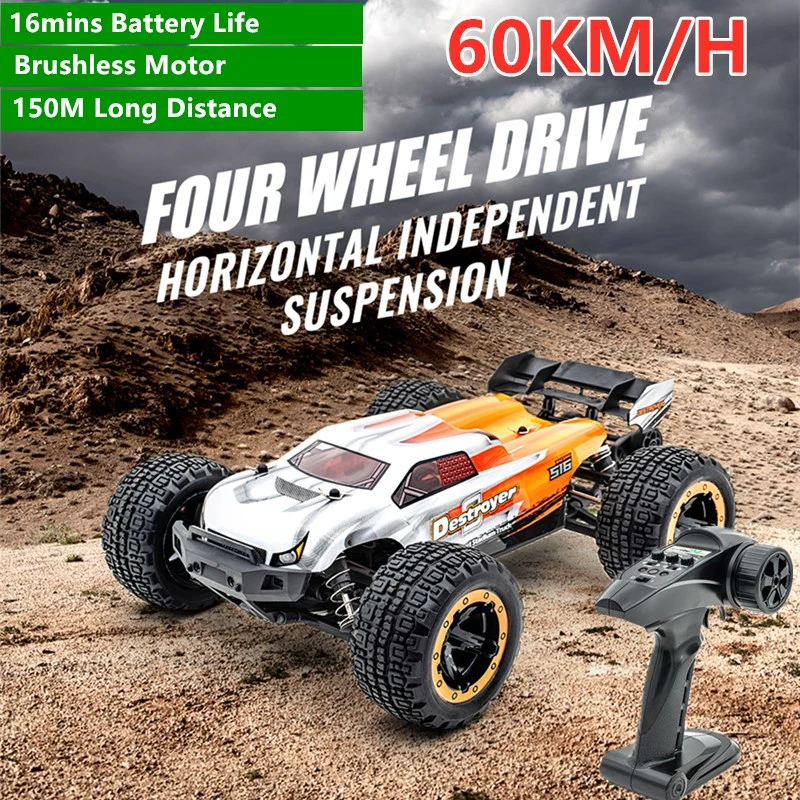 

Высокоскоростной телефон, 60 км/ч, 2,4G, 1:16, 4WD, 16 минут, 150 м, светодиодные фары, дистанционное управление, конкурентоспособная игрушка для внедорожника