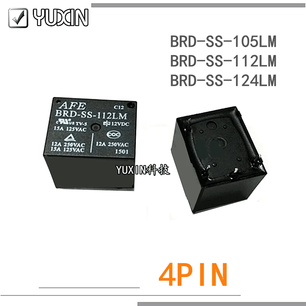 20 шт./лот 100% оригинальный и новый реле BRD SS 105LM 5VDC 112LM 12VDC 124LM 24VDC 4PIN 12A 5V 12V|Реле| |