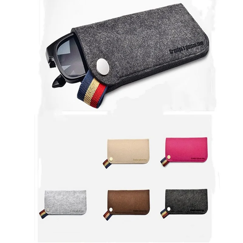 

SEKINEW 1 шт. Новый фетровый чехол для солнцезащитных очков для женщин Красочные конфеты коробка для очков мягкая сумка Защита Eyewea аксессуары