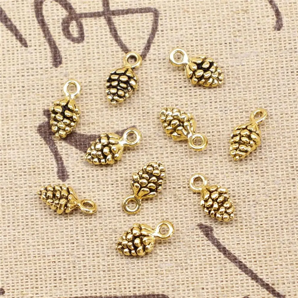 

Cute Charms For Bracelet 20pcs 21x8mm Antique Gold Color Wing Charms