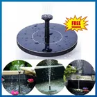 Водяной мини-фонтан на солнечной энергии, садовый бассейн, пруд, 30-45 см, уличная солнечная панель, для купания с птицами, плавающий водяной фонтан, садовый декор