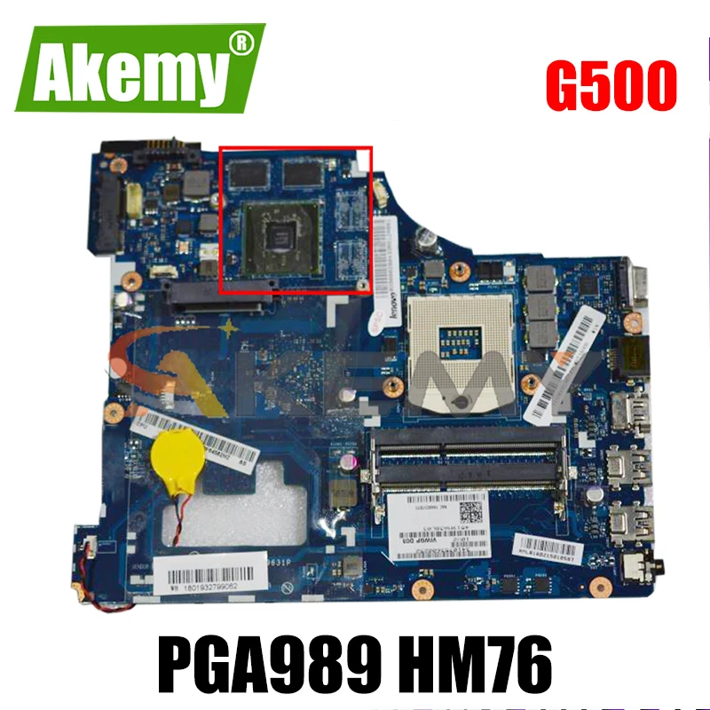 

Akemy для Lenovo G500 VIWGP/GR LA-9631P Материнская плата ноутбука PGA989 HM76 графика HD8570M/R5 M230 2G 100% тесты работы