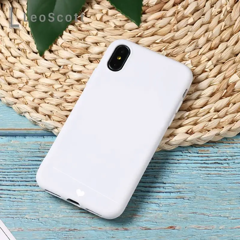 

Simple Lines Love Heart Phone Case Candy Color for iPhone 6 7 8 11 12 s mini pro X XS XR MAX Plus