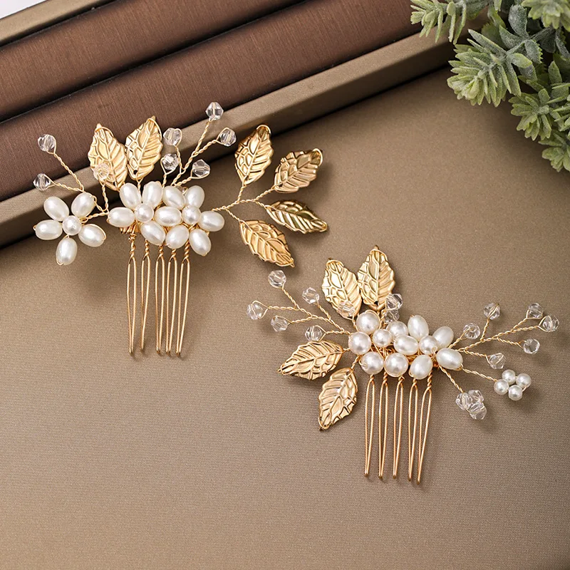 Свадебная Корона тиары Шпилька с жемчужные Заколки Для Волос Жемчуг платье