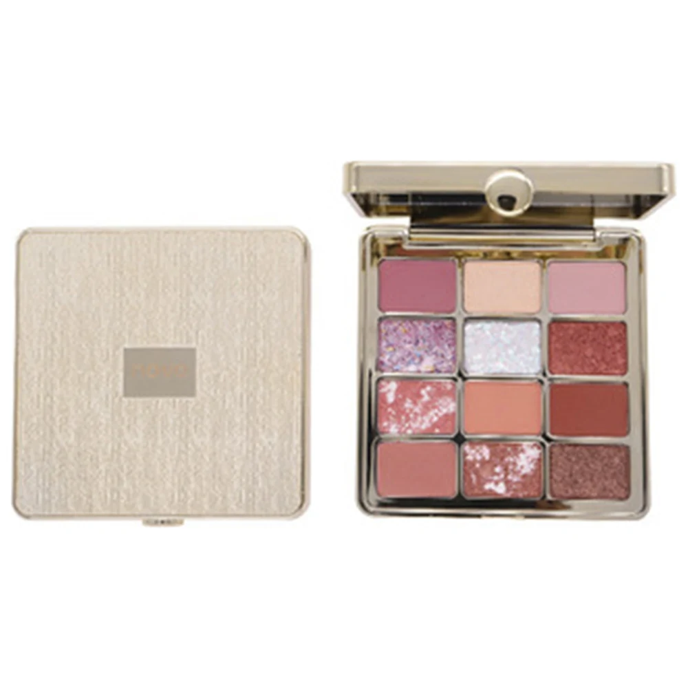 

NOVO Fashion eyeshadow palette 9 Colors Matte Eyeshadow palette Glitter eye shadow Make-Up Naked Make set Korea Cosmetics