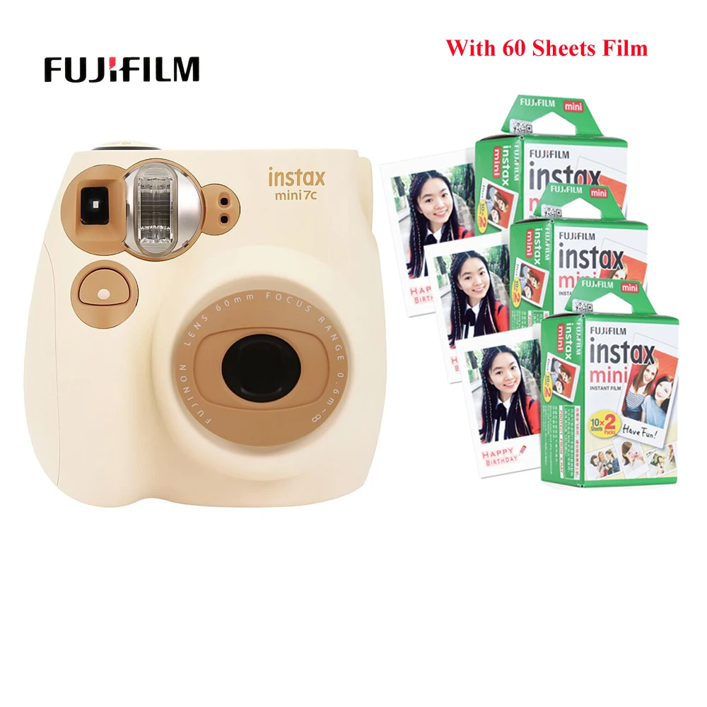 Пленочная мини-камера Fujifilm Instax Mini7c Mini 7C мгновенная камера дешевле чем mini8 mini9