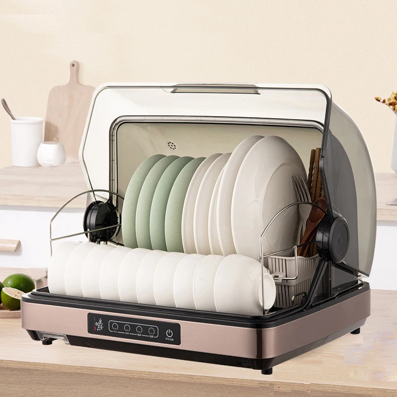 

40L Household Small Storage Dishes and Chopsticks Draining Ultraviolet Desktop Disinfection Cabinet for Dish Racks