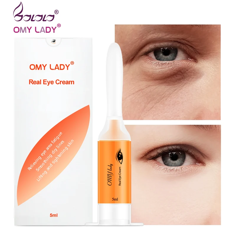 

OMY LADY Eye Cream Instant Remove Eyebags Firming Eye Anti Puffiness Dark Circles Under Eye Anti Wrinkle Anti Age Eye Care 5 ML