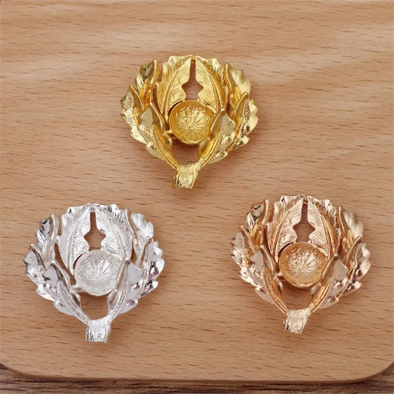 

Аксессуары для ювелирных изделий 60 TOWFISH «сделай сам», материалы ручной работы 32*34 мм, металлические подвески в виде цветка, филигранной нарезки цветов, 5 штук