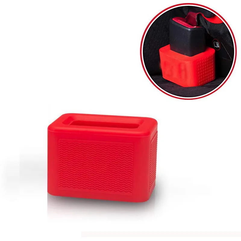 Пряжка автомобильного ремня безопасности держатель пряжки Мягкий силикон