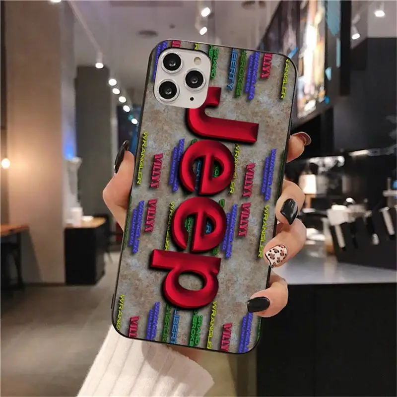 Чехол для телефона с логотипом автомобиля Super Jeeps iPhone 11 pro XS MAX 8 7 6 6S Plus X 5S SE 2020
