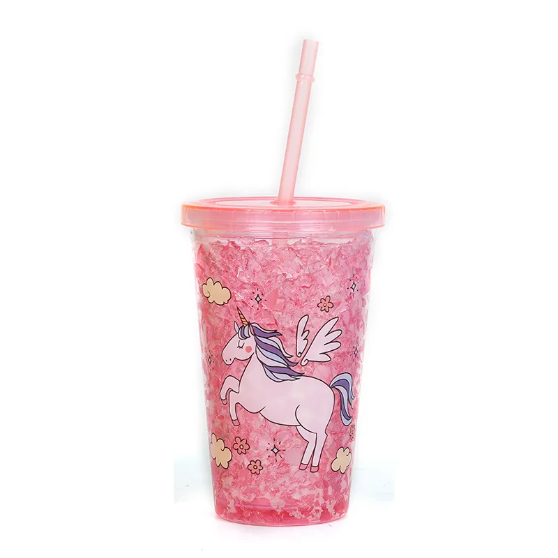 450 мл Единорог молочный коктейльный напиток бутылка для воды Модная Портативная
