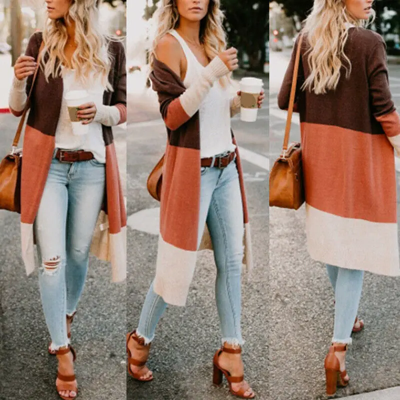 Женский кардиган с длинными рукавами верхняя одежда осень-зима 2019 |