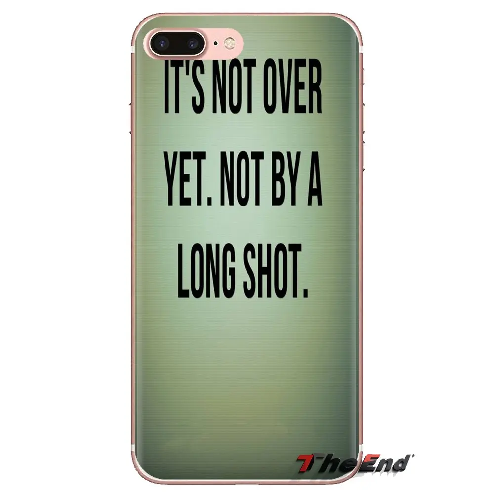 Силиконовый чехол для телефона IT IS NOT OVER Phrases для HTC One U11 U12 X9 M7 M8 A9 M9 M10 E9 Plus Desire 630 530 626 628 816 820 830.