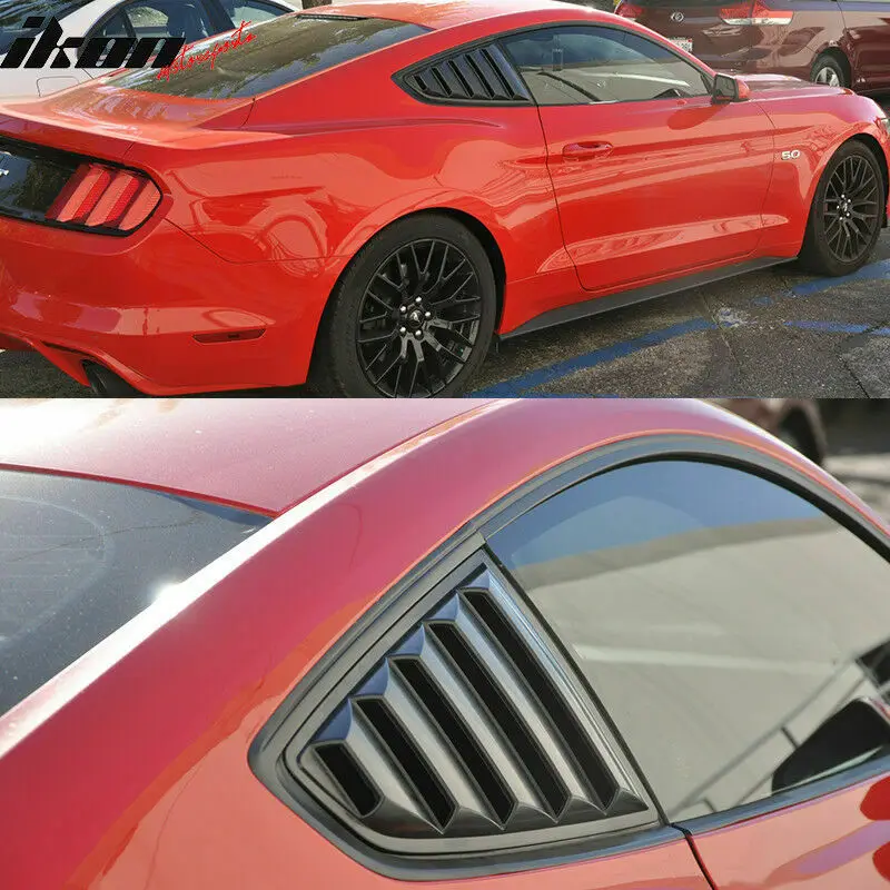 Для Ford Mustang 2015-2018 GT боковое вентиляционное отверстие окно четверть Совок жалюзи
