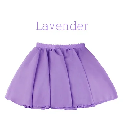 Lavender 12 pieces Летний Детский Эластичный шифоновый пояс, юбка, балетный тюль для девочек, юбка со скидкой - Цвет: Lavender 12 pieces