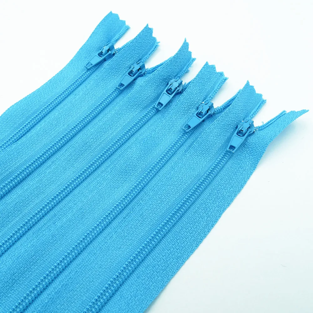 

100Pcs 3# Mix (7.5CM-100CM ) 20 Color Closed Nylon Coil Zipper Used for Luggage And Clothing