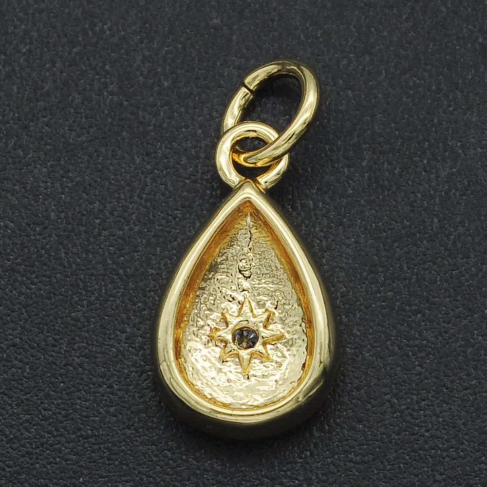 16x8 мм 316 CZ циркон DIY ювелирные изделия капли воды подвеска оптовая продажа