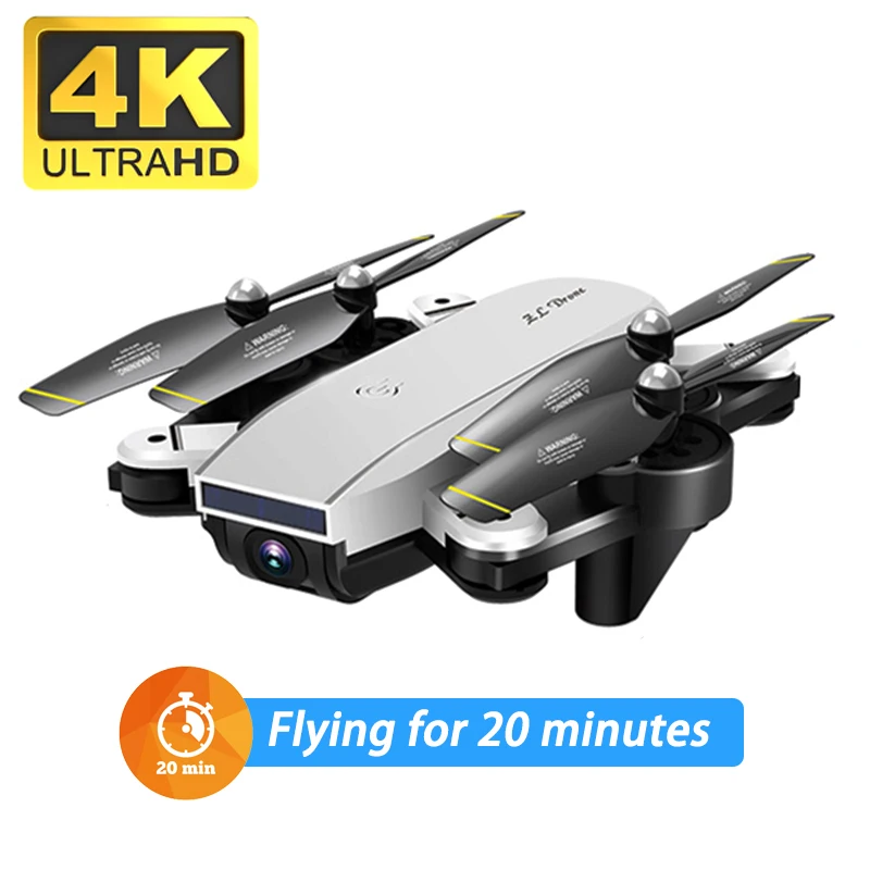 Новый WiFi FPV RC Дрон 4K с двойной камерой 50x зум селфи Профессиональный складной