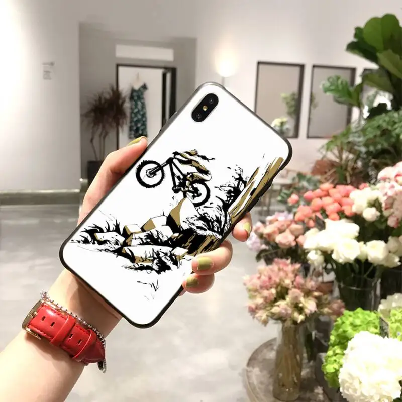 CUTEWANAN удивительный горный велосипед MTB чехол для телефона iPhone 11 pro XS MAX 8 7 6 6S Plus X 5S SE