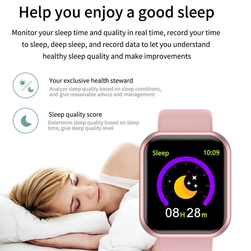 2020 Smart Watch Men women Smartwatch Fitness Tracker IP67 Waterproof Band Heart Rate Monitor Pedometer Wrist | Наручные часы