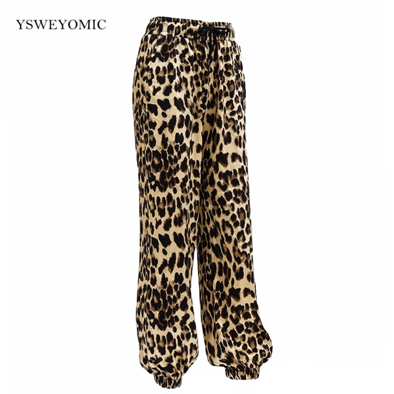 New Women Latin Dance Dress Leopard Pants Cha Cha Samba Stage Dance Costume Girls Practice Salsa Latin Dance Pants K13