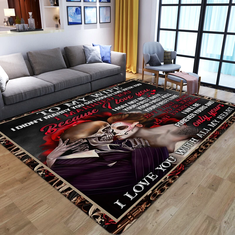 Скандинавский великолепный коврик с черепом бабочкой большие коврики для