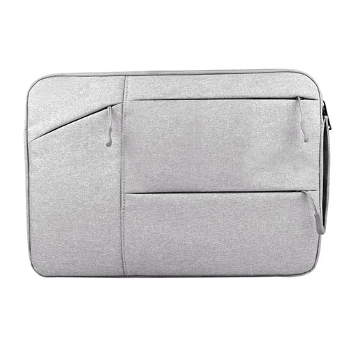 Серый Для Macbook Air 13, сумка для ноутбука, водонепроницаемый рукав, чехол для ПК, планшета, чехол для Macbook Air Pro retina 11, 12, 13, 14, 15, 15,6 дюймов - Цвет: Серый